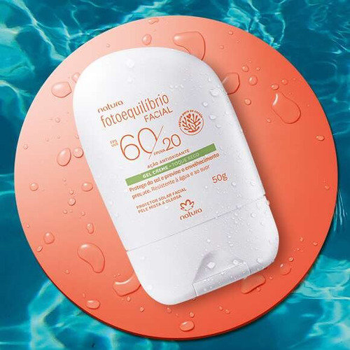 Natura Fotoequilibrio Protetor Solar Facial Fps 60 Toque Seco