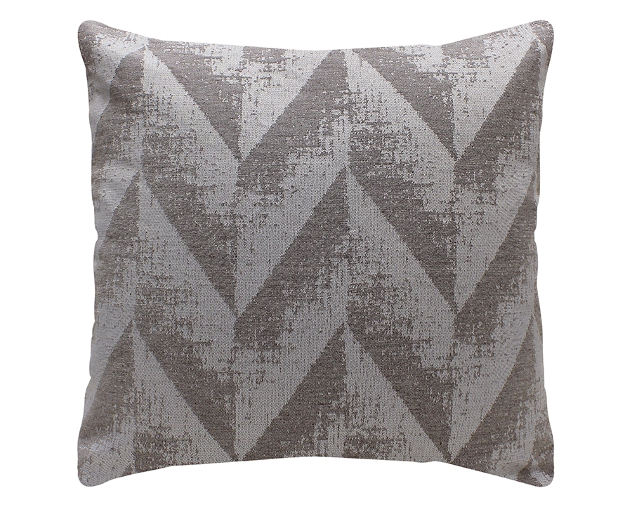 Paoletti Cuscino Decorativo Velluto Evoke - Motivo Zig Zag Borgogna 45x45cm