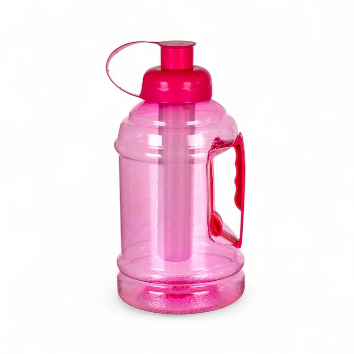 Garrafa Squeeze Alça e tubo Gelo Galão 1 litro Academia