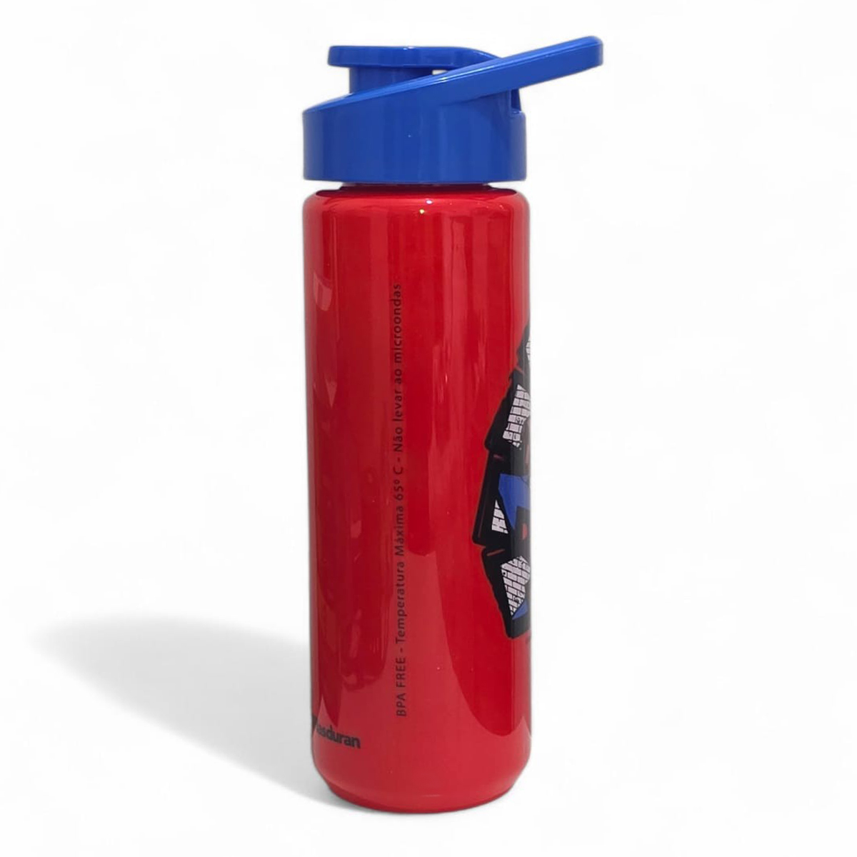 Garrafa de Água Squeeze Homem Aranha 700ml Vermelho Escolar
