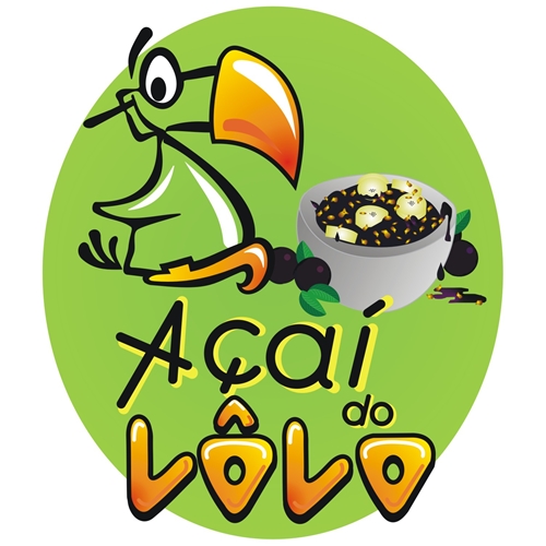 Exemplo de Logo do designer DRYA para Açaí do Lôlo