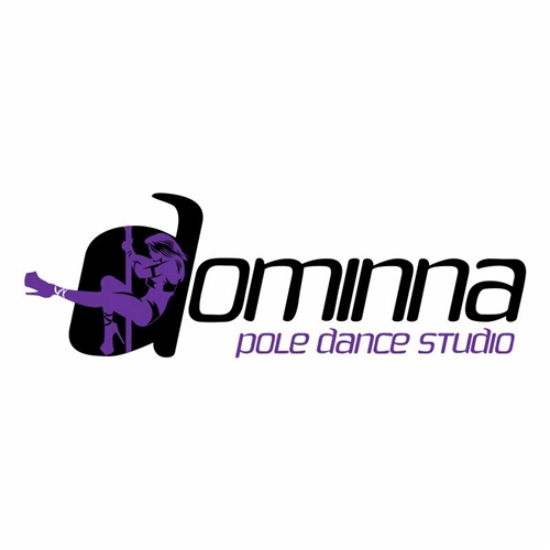 Exemplo de Logo do designer Flauto para Dominna - Pole Dance Studio