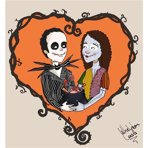 Exemplo de Ilustraçao ou Caricatura do designer Whelyton Costa para Ilustração para calendário