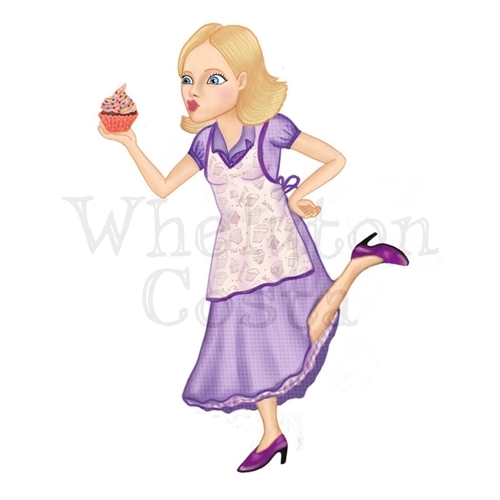 Exemplo de Mascote do designer Whelyton Costa para Mascote para Doceria