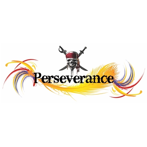 Exemplo de Logo do designer Simone Mujeiko para Perseverance - Logo p/ Barco