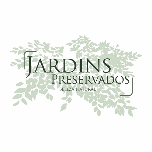 Exemplo de Logo do designer Conect Denis para JARDINS PRESERVADOS