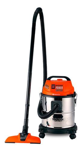 Daewoo Aspiradora DAVC90-20L Humedo/Seco 1250W Naranja y Gris