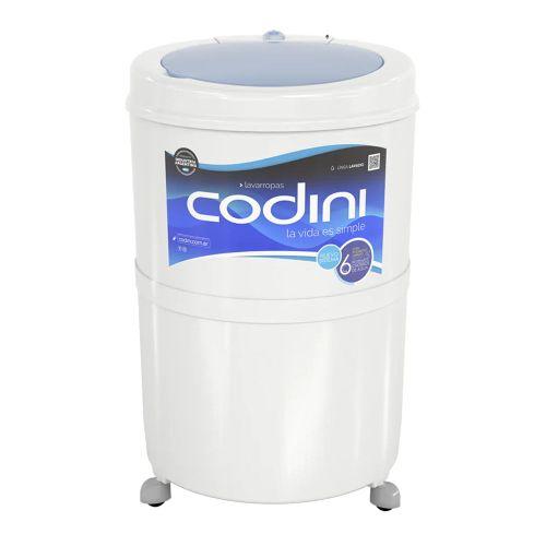 Lavarropas Semiautomatico Silent 4052 10kg 6p Codini Blanco