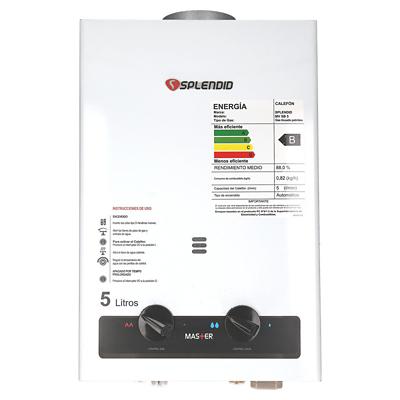 Calefont Gas licuado 5 litros Tiro Natural
