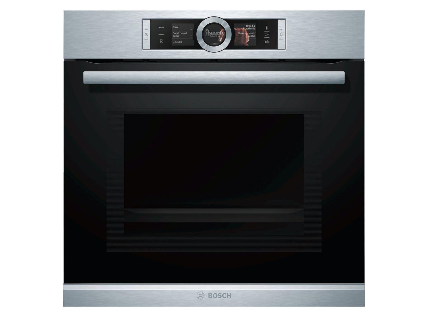 Horno Microondas Empotrable Electrico Vapor Bosch HNG6764S1 67 Litros