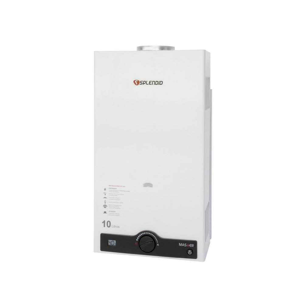 Calefont Gas Licuado 10 Lts Ionizado. Splendid Envio Gratis Blanco