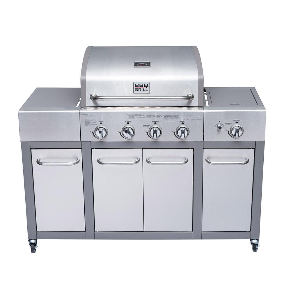 BBQ Grill Parrilla a Gas Buffalo 4 Quemadores BBQ Grill
