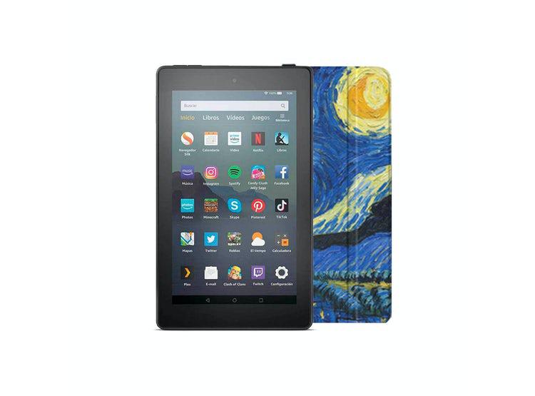 TABLET FIRE 7 16GB NEGRO + FUNDA DISEÑOS | AZUL