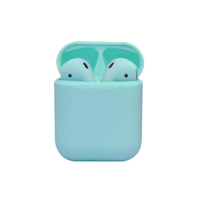 AUDIFONOS LHOTSE BLUETOOTH INALAMBRICO RM12 CELESTE .