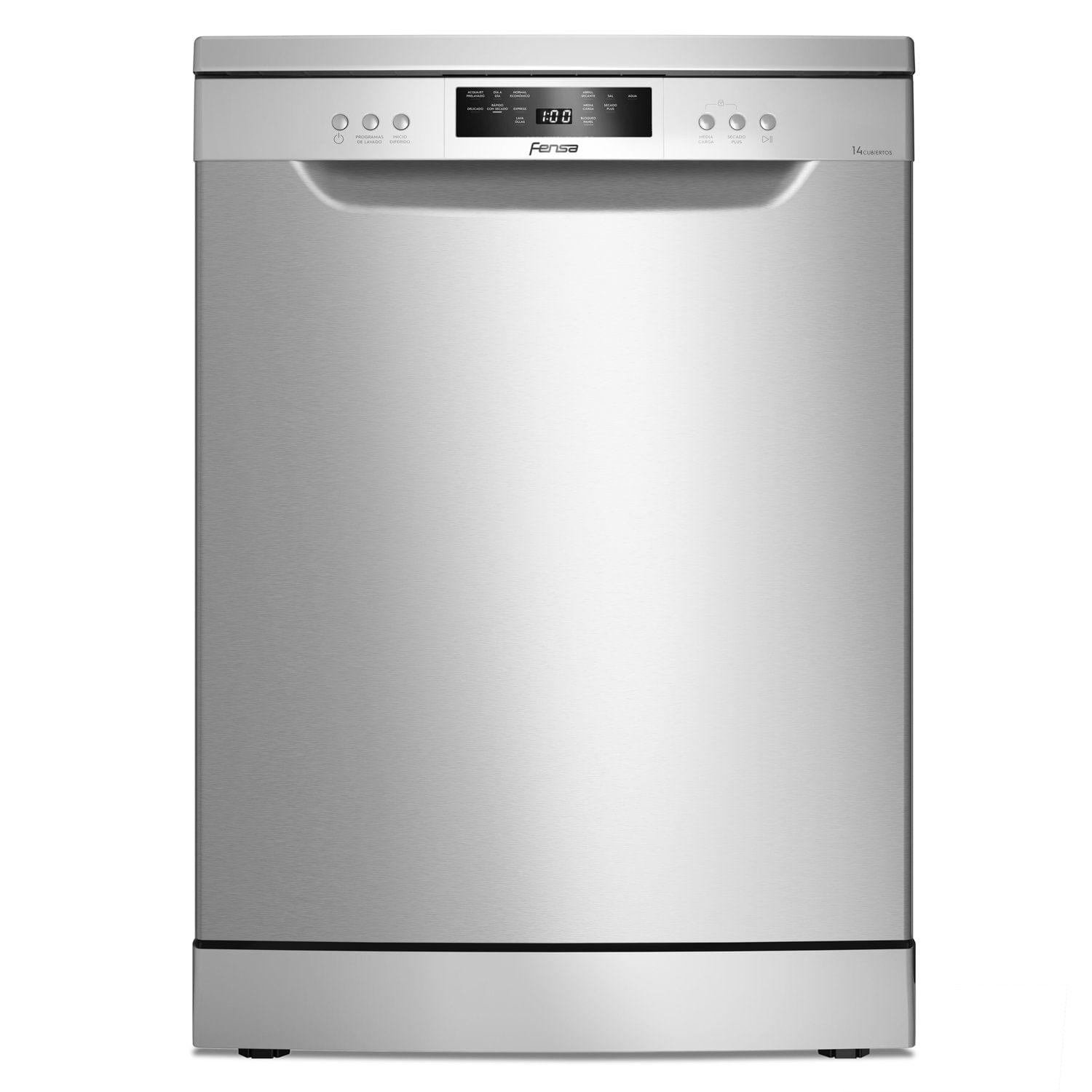 Lavavajillas Fensa 14 Cubiertos Gris Experience Care con Programa Economico 14SZ