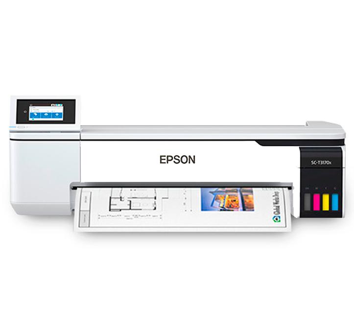 Impresora A Color Simple Funcion Epson Surecolor T3170x Con Wifi Blanca 110v/240v Sct3170x