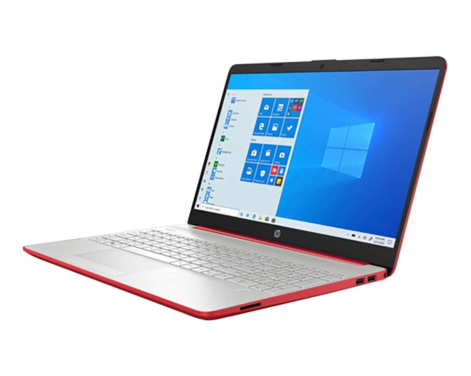 Notebook HP HP15-DW 15.6" Intel Pentium Silver N5000 4 GB RAM 128 GB SSD Rojo