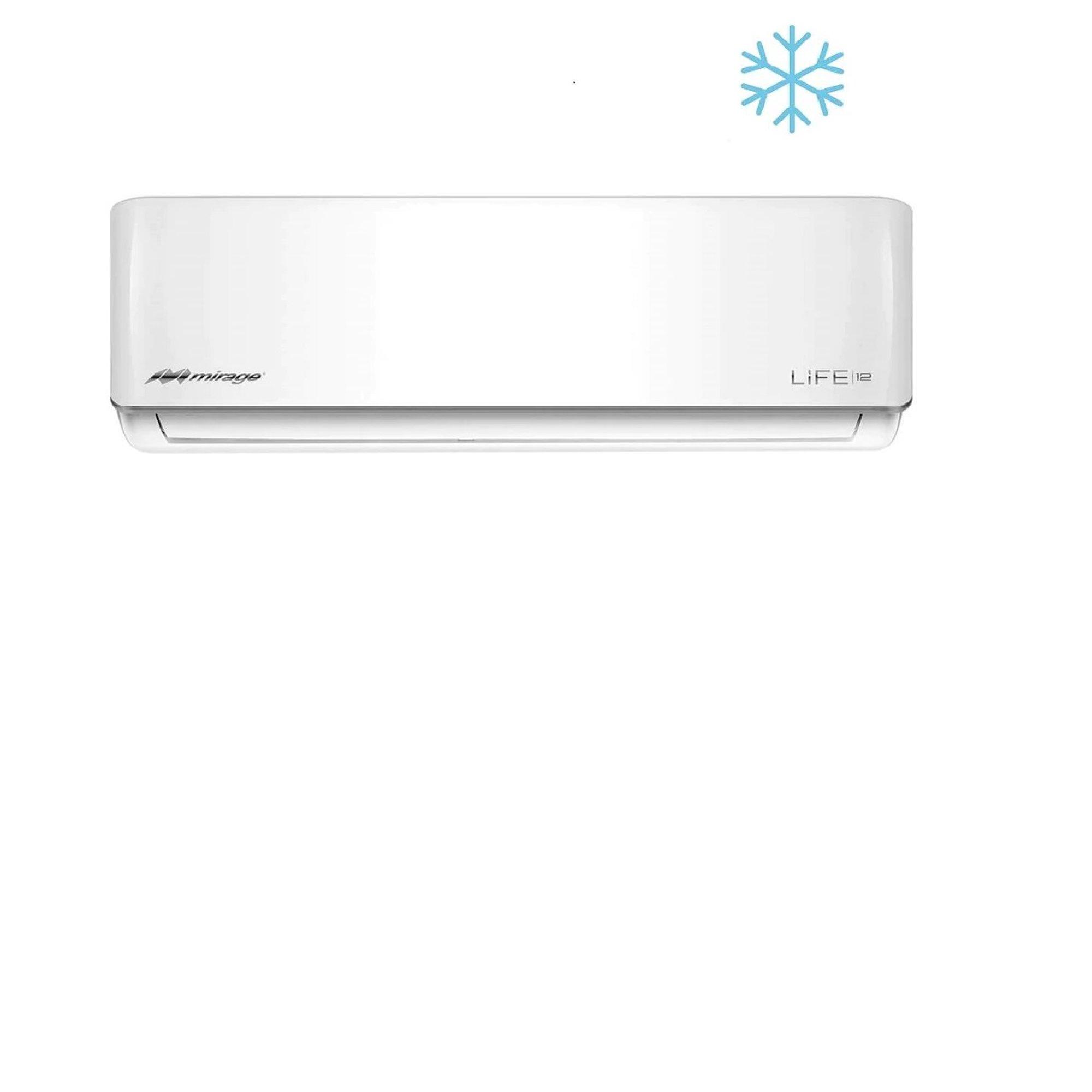 Minisplit Mirage Life12+ Plus 1 Ton, Solo Frio 12000, 110V