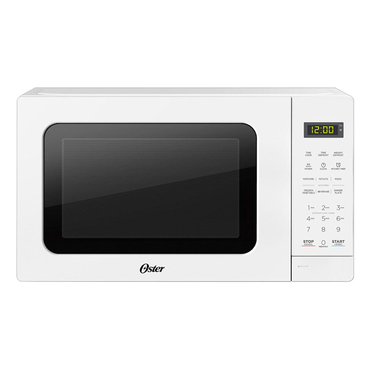 Horno de Microondas Oster 0.7 Pies Cubicos Blanco OGME1701