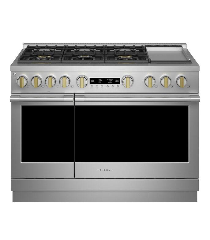 Estufa de piso dual ZDP486NDTSS de Gas LP 48"