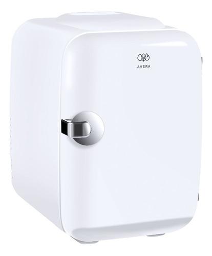 Mini Refrigerador Avera Portatil Auto Casa Oficina Mr01- color Blanco