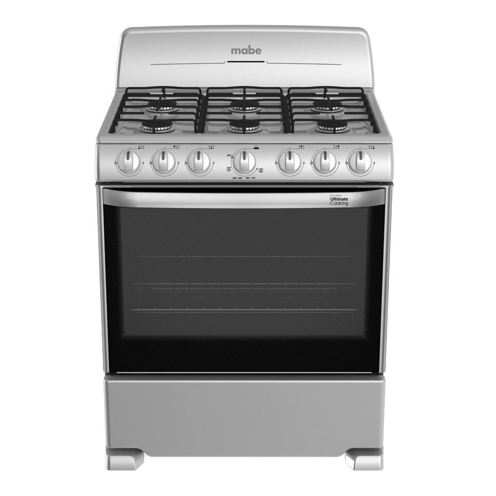 Estufa de Piso Mabe 30" EM7620BAIS2 Silver