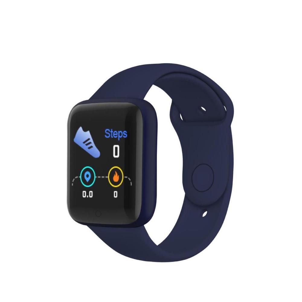 Smartwatch Reloj Inteligente Y68 Azul Oscuro