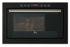 Horno Microondas Infinity 25L Empotrar 6 Funciones Marca Fischer Negro