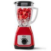 Licuadora Oster con vaso de vidrio y control de perilla BLSTKAGRRD - Rojo