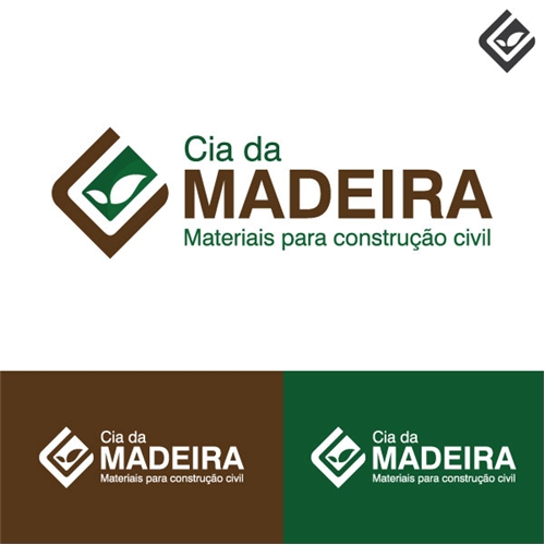 Logo Para Construção & Engenharia - Cia da Madeira