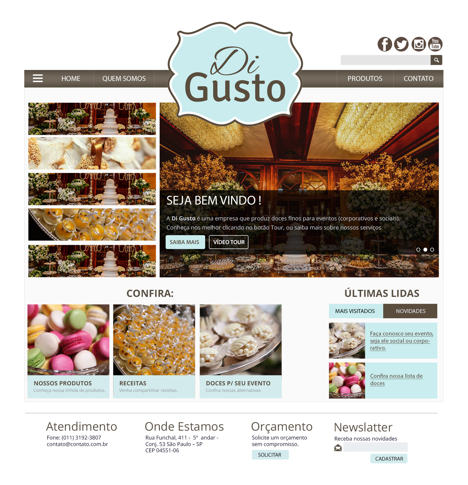 Comprar Layout para Website
