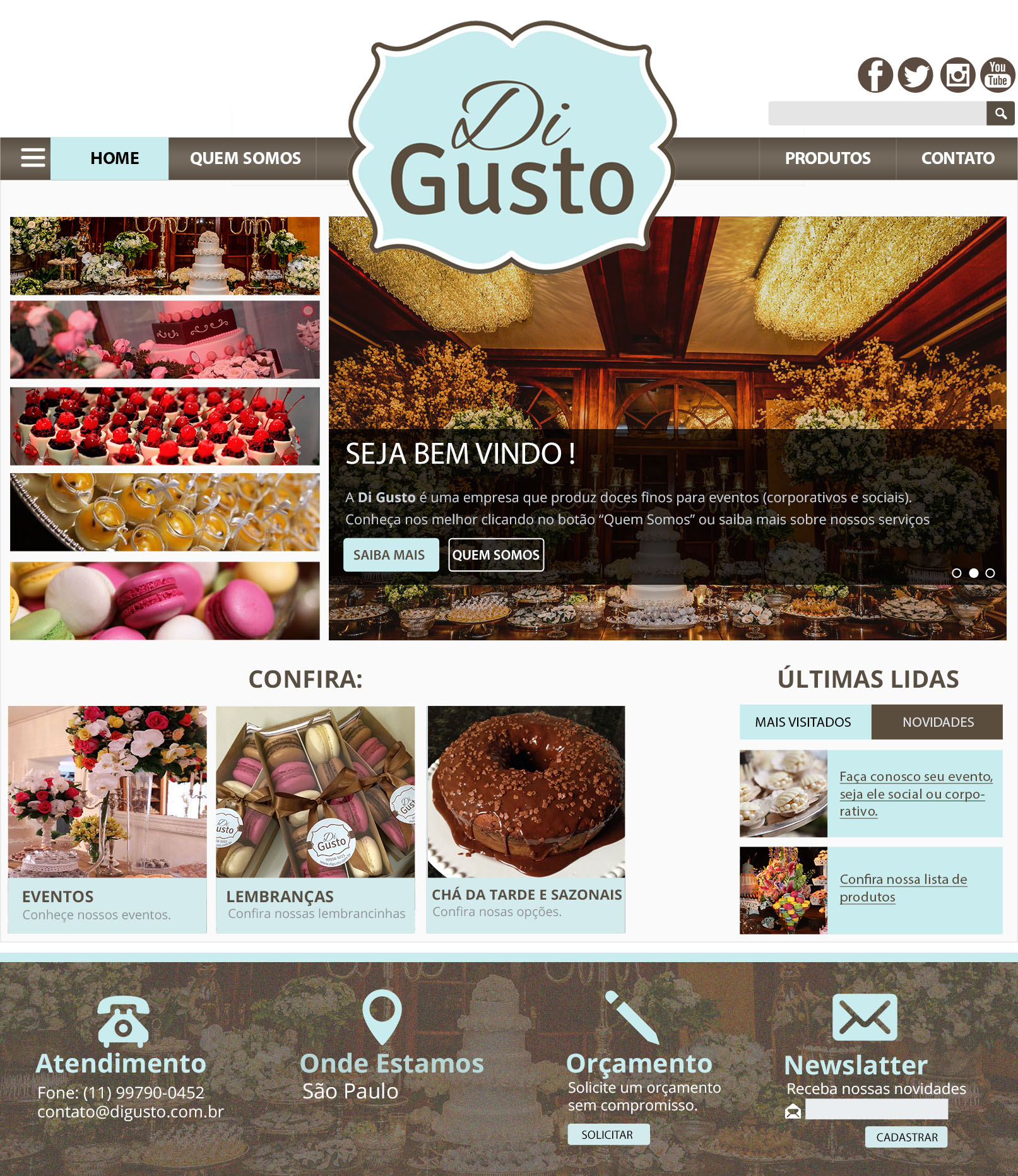 Comprar Layout para Website
