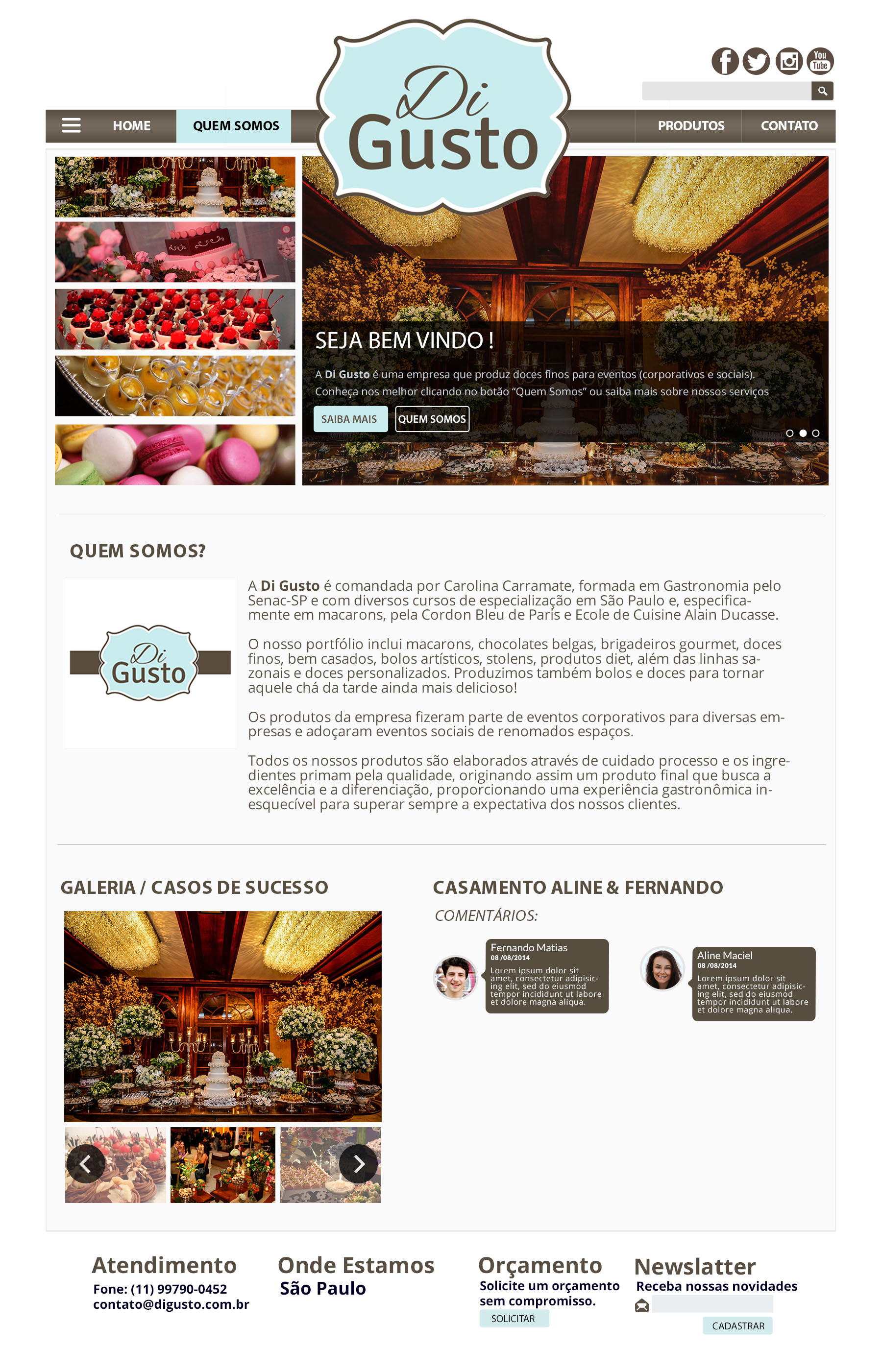 Comprar Layout para Website