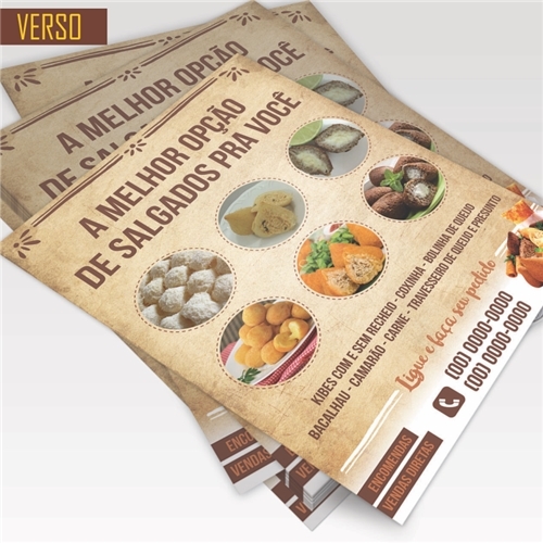 Comprar Folheto ou Cartaz (sem dobra)