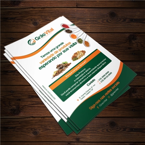 Comprar Folheto ou Cartaz (sem dobra)