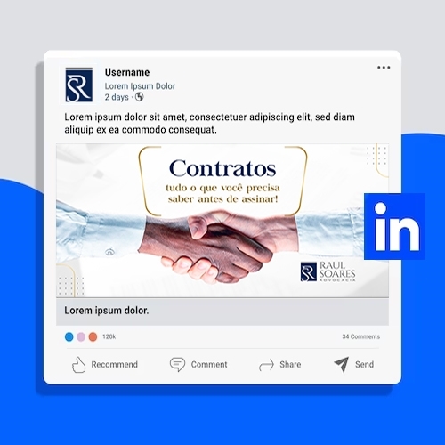 Comprar Kit com 6 Layouts de Post para Redes Sociais (Facebook, Instagram e etc)