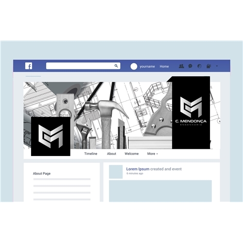 Comprar Kit com 6 Layouts de Post para Redes Sociais (Facebook, Instagram e etc) + Capa de Facebook