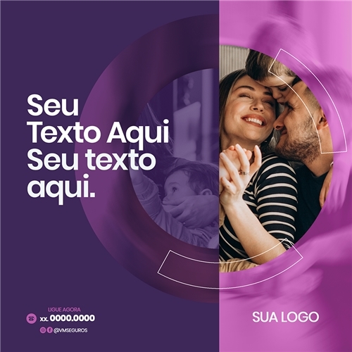 Comprar Kit com 6 Layouts de Post para Redes Sociais (Facebook, Instagram e etc) + Capa de Facebook