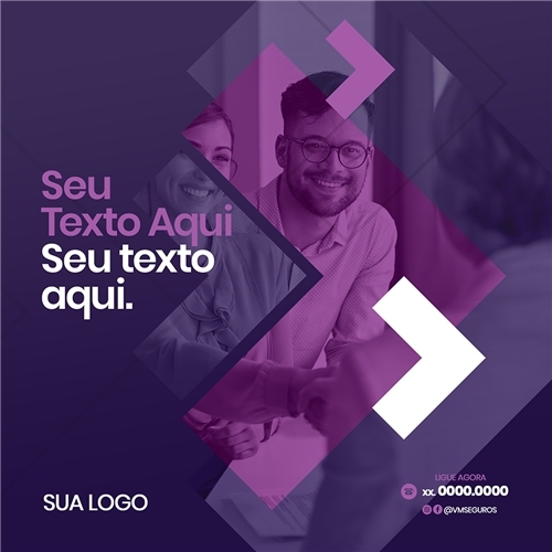 Comprar Kit com 6 Layouts de Post para Redes Sociais (Facebook, Instagram e etc) + Capa de Facebook