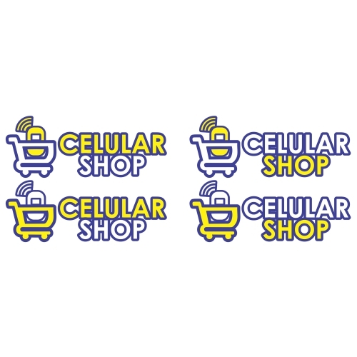 Celular Shop | Criação de Logo Para Computador & Internet