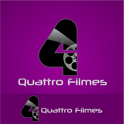Quattro Filmes - vídeos cinematográficos | Criação de Logo Para fil...