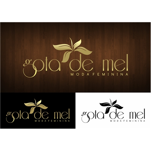 Gota de Mel Moda Feminina | Criação de Logo Para Roupas, Jóias & As...
