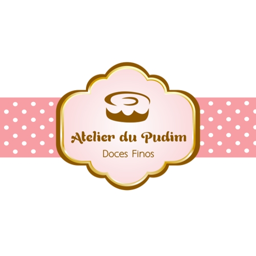 Atelier du Pudim Criação de Logo