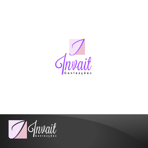 Invait Simple Logo Confecções Invait LTDA | Criação de Logo Para