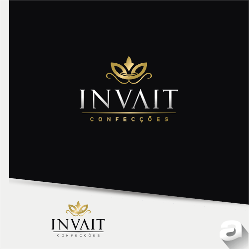 Invait Simple Logo Confecções Invait LTDA | Criação de Logo Para