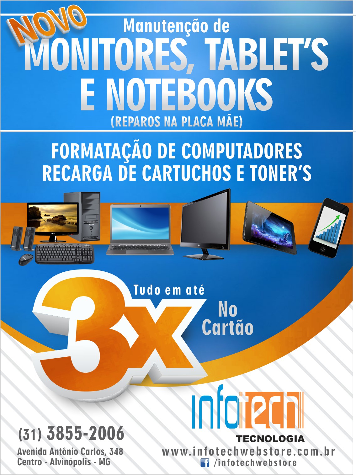 Infotech Criação de Banner Gráfico Para informatica