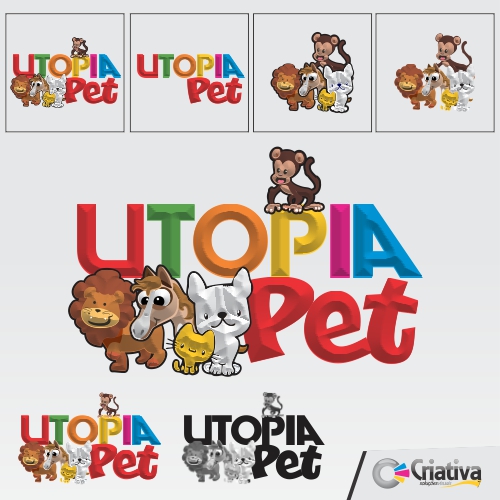 Utopia Pet Criação de Logo Para