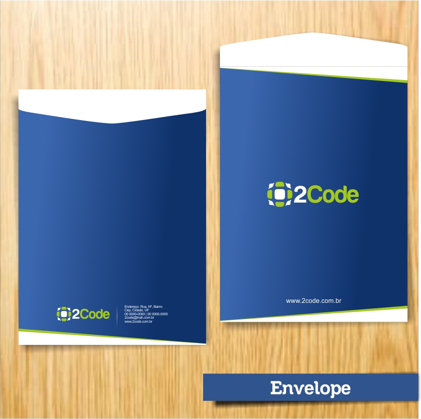 2Code | Criação de Logo e Papelaria (6 itens) Para Saúde & Nutrição