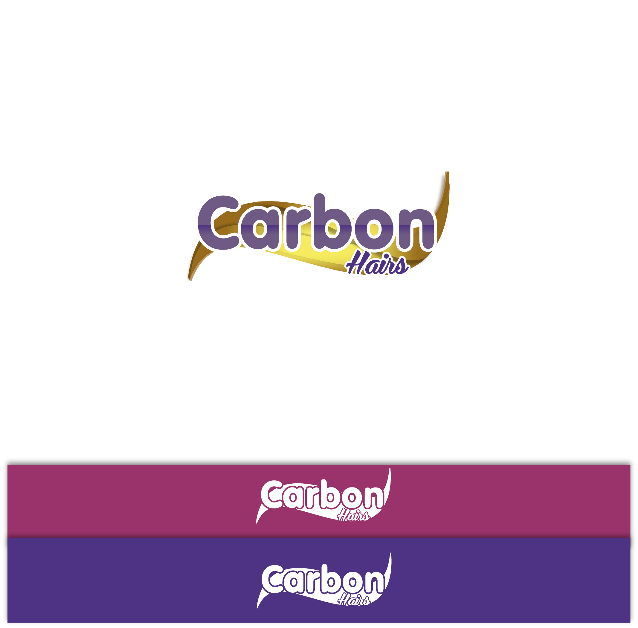 carbon hairs Criação de Logo e Cartao de Visita Para