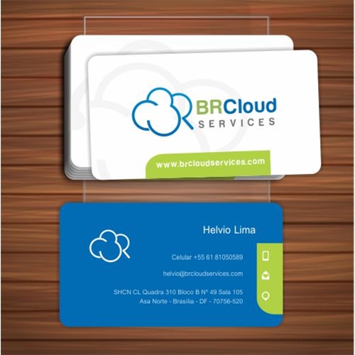 BR CLOUD SERVICES | Criação de Logo e Cartao de Visita Para Computa...